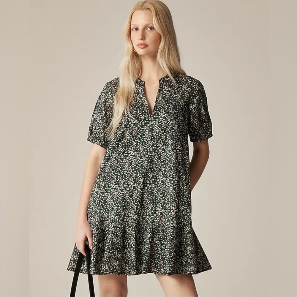 NEW J. Crew Delilah dress in Liberty® Marguerite fabric XXS  *no slip* cotton
